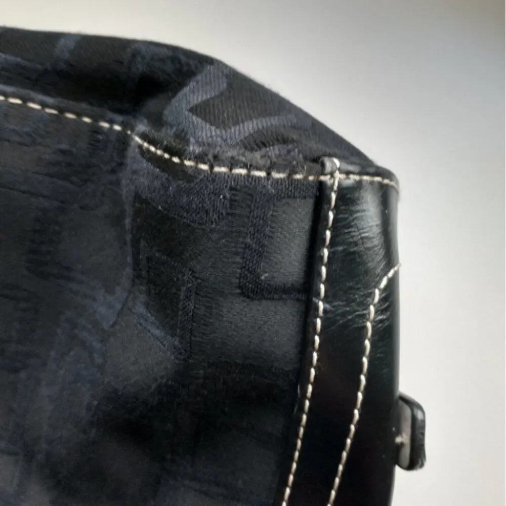 Large Nine West Black Tote Purse